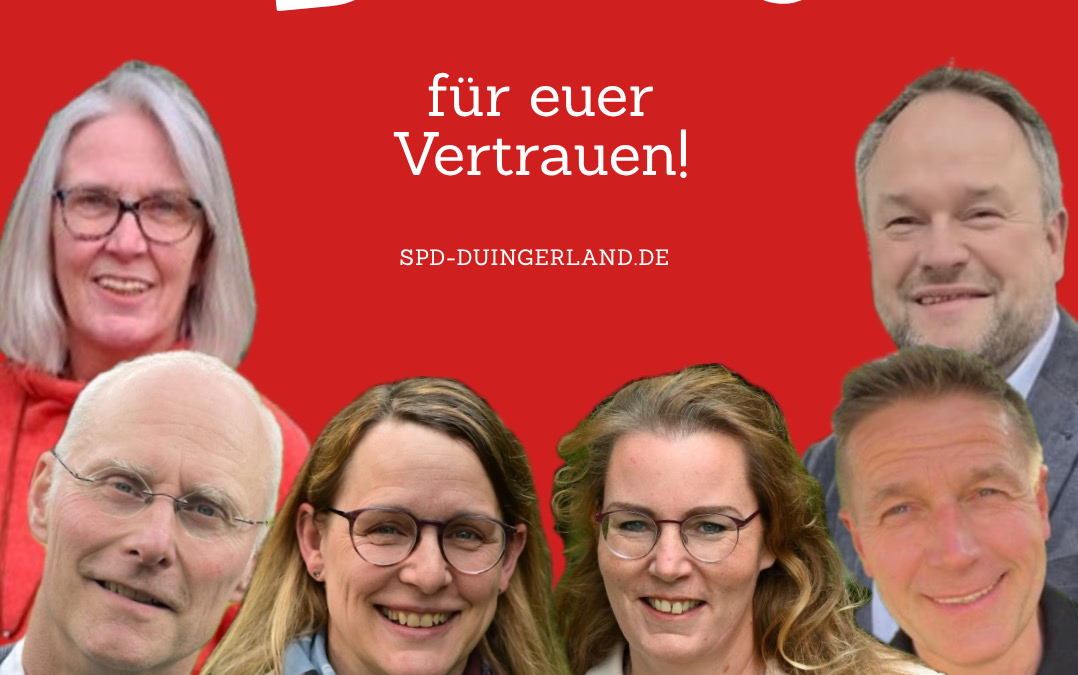 Wahlsieger – Wir sagen Danke!